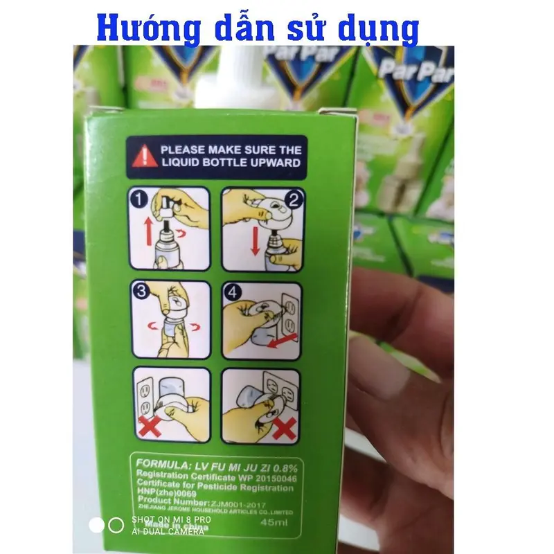 Set 10 lọ Tinh dầu đuổi muỗi ParPar Không chứa cồn- Tổng Kho Trang Thiệu Bắt Muỗi Đèn Bắt Muỗi 2