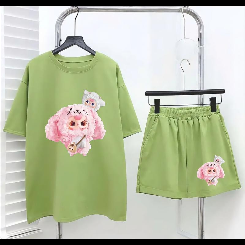 Product Introduction of Sét Bộ Đùi nữ In Hình 5Đ baby Thery from Rộng Dáng Xuông Co Dãn 4 Chiều Giặt Tay Quay Máy Thoải Mái - Áo Nữ - Women 5