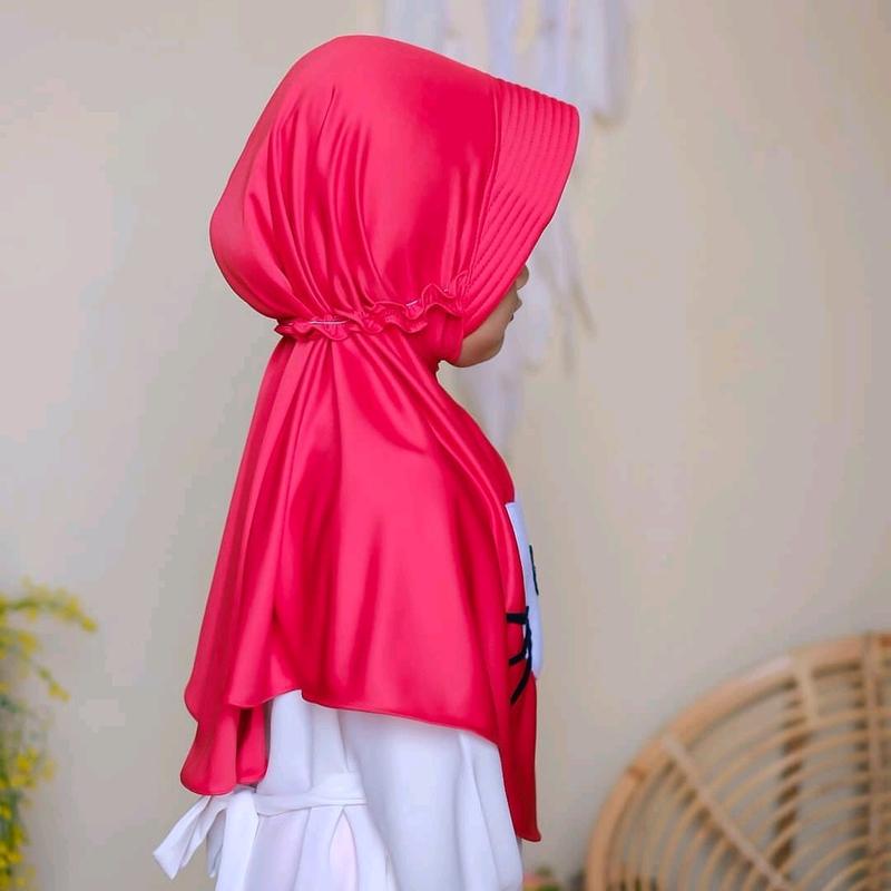 Jilbab Anak Perempuan Kerudung Anak Perempuan PAUD Jilbab Anak TK Terbaru Motif Hello Kitty Muslim Nyaman - Instan 3