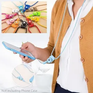 Kalung Gantungan HP 2in1 Putar Tali leher Name Tag Flashdisk Id Card Strap Kartu idcard Nametag