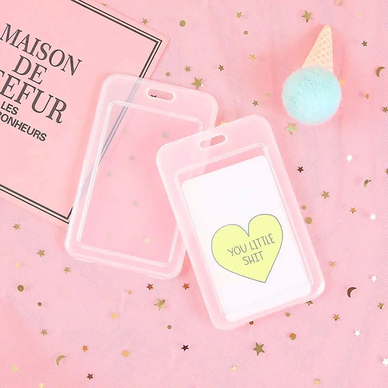 Holder Only Photocard Frame Id Card Transparan 2 sisi