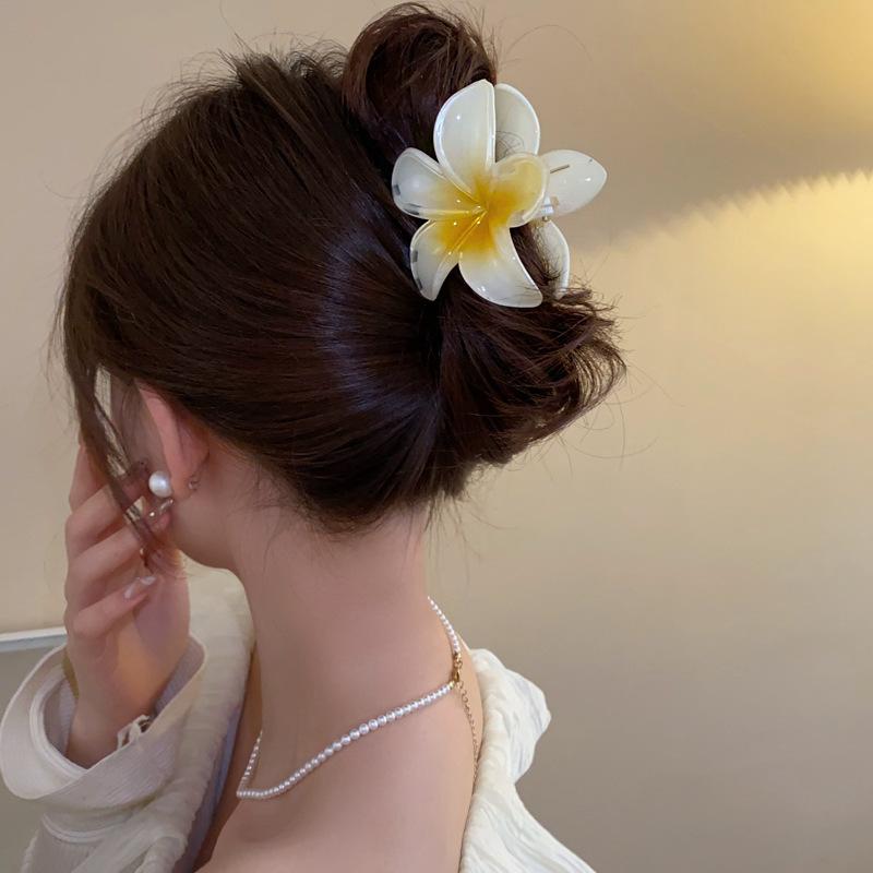 Kẹp Hoa Tươi, Màu Pastel, DREJEW, Thích Hợp Cho Kỳ Nghỉ Bờ Biển Cổ Tích Kẹp Cá Mập, Kẹp Tóc Mùa Xuân Ngọt Ngào, Kẹp Tóc Dễ Phối Đồ 2