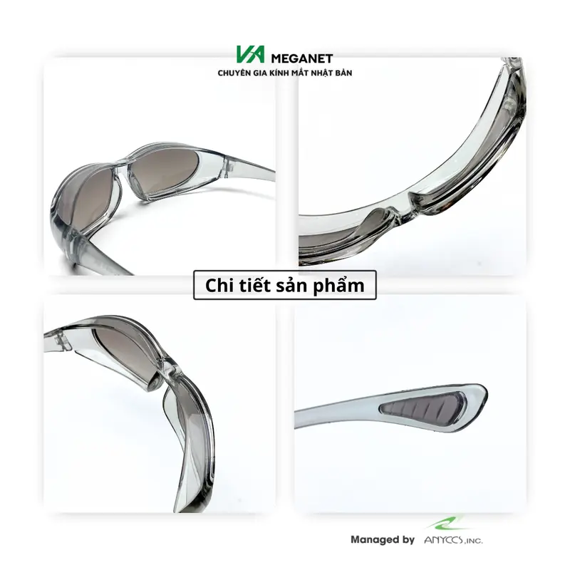 [Độc Quyền] Kính chống bụi Nam Nữ thời trang đi ngày đi đêm, kính đi đường tiện lợi ngăn tia UV 99% chống nắng bảo vệ mắt Women 7