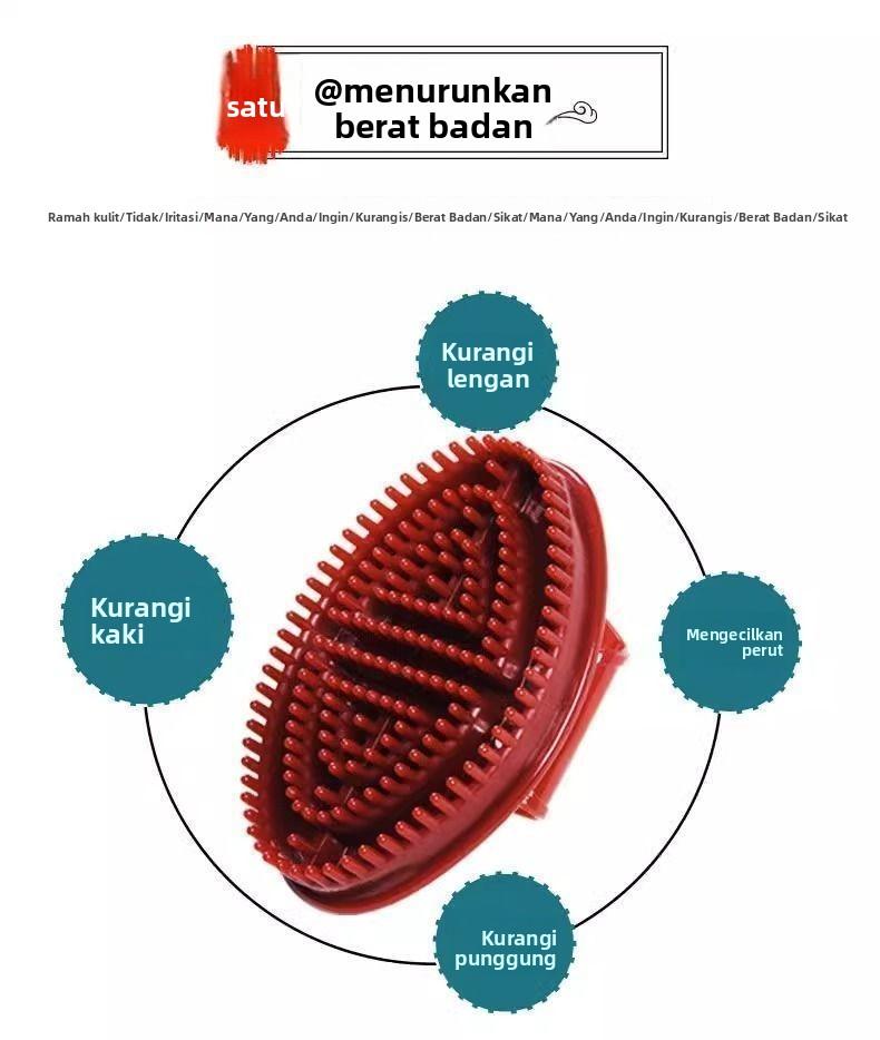 Sikat Pijat Meridian Asli Dredging Pelangsing Kaki Tubuh Perut Ajaib Refleksi Anti Selulit Urut Wajah