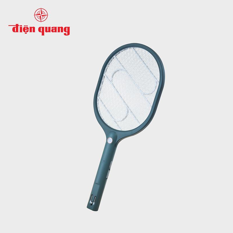 Vợt muỗi Điện Quang chính hãng - Pin Lithium siêu bền - nhiều màu - Chống giật an toàn, Bắt Muỗi hiệu quả