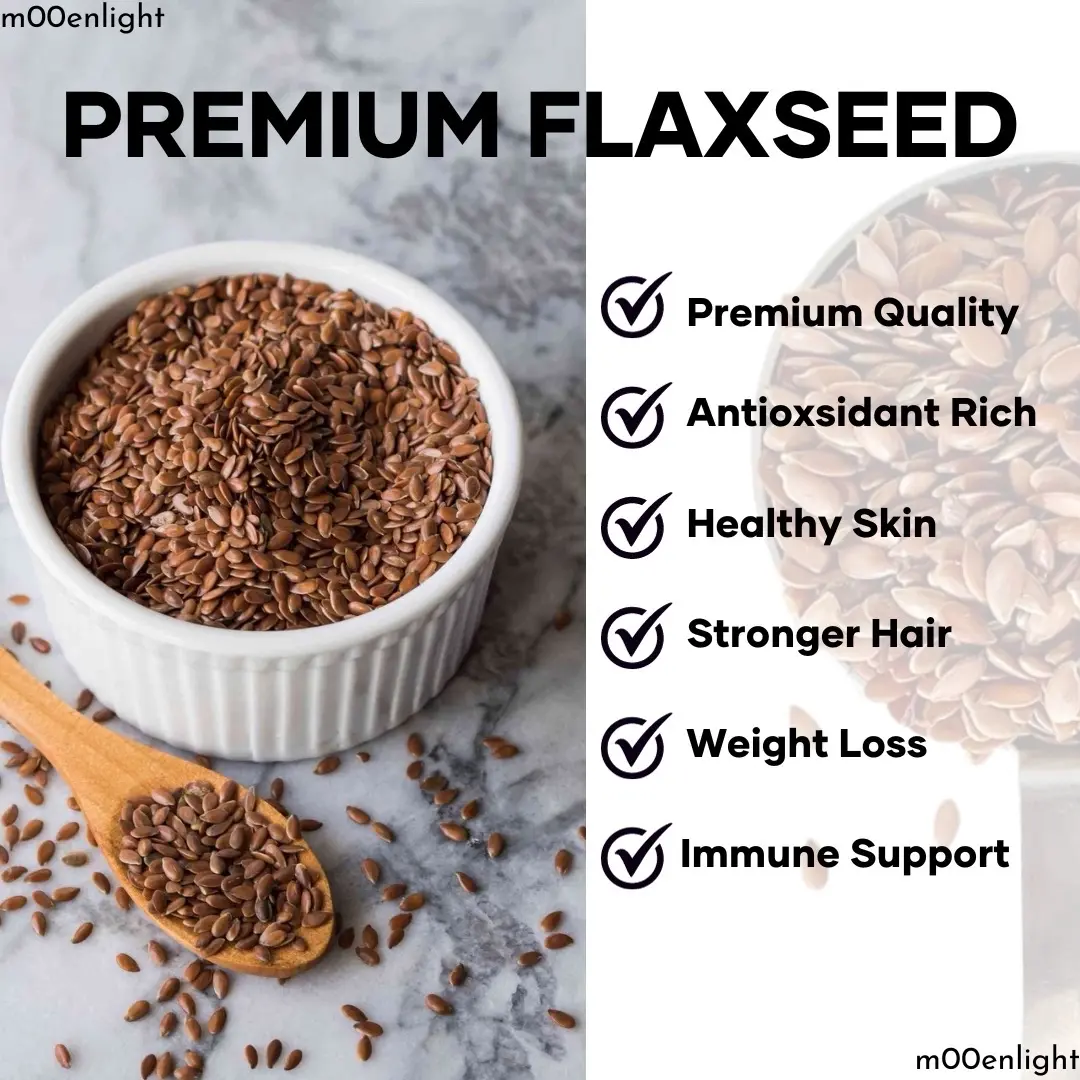 PREMIUM FLAXSEEDS / ORGANIC FLAXSEEDS BROWN / BIJI RAMI PREMIUM Organic Natural