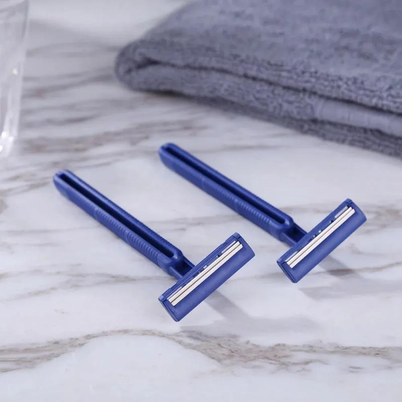 Lưỡi dao cạo không gỉ Dùng một lần bằng thép không gỉ Chất lượng khách sạn Máy cạo râu cao cấp Dao cạo hai lưỡi cho nam giới 6