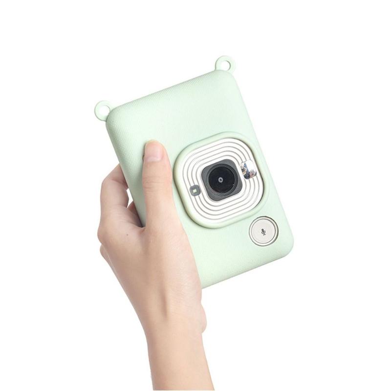 Vỏ máy ảnh Tức Thì silicon, Chống Mài Mòn, Màu Trơn Phụ kiện máy ảnh, Chống sốc, Vỏ bảo vệ mềm, cho Fujifilm Instax Mini Liplay, Năm 2024 3
