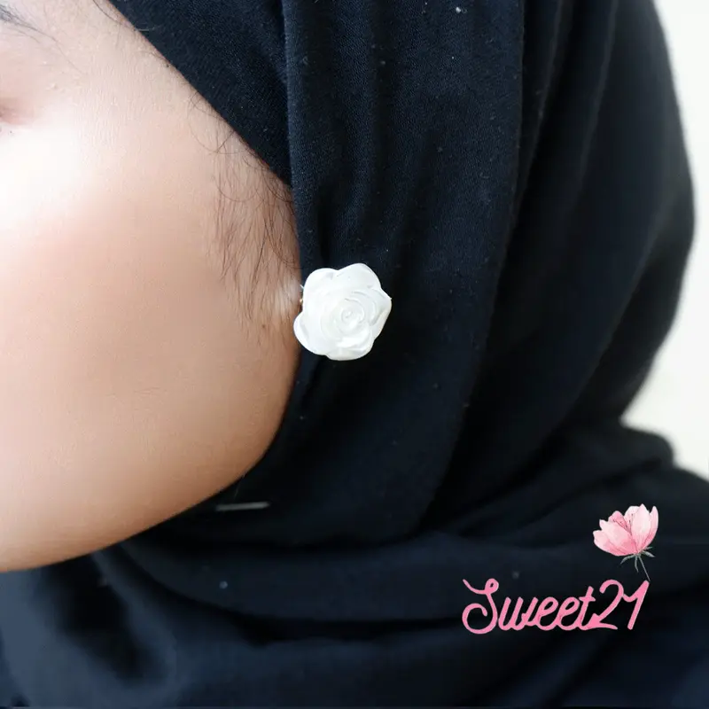 Anting Hijab  Anting Klip  Hijab Kekinian Sweet21 Nada TWB101 Perempuan 4