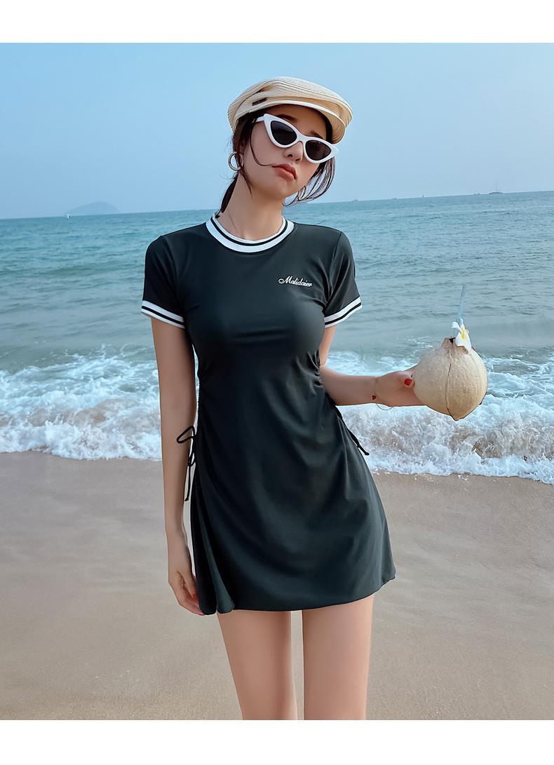 Product Introduction of Swimsuit Women's Hot Spring Belly Covering Slim South Korea Ins Super Fairy Conservative Student Split Sports 2021 New Two-Piece Suit 21