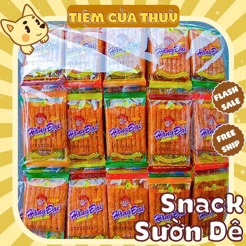 12 Gói Sườn Dê Hằng Đại, Dê Nướng Que Cay Cay, Đồ Ăn Vặt Tuổi Thơ, Tiệm Ăn Vặt Thuỳ Bùi