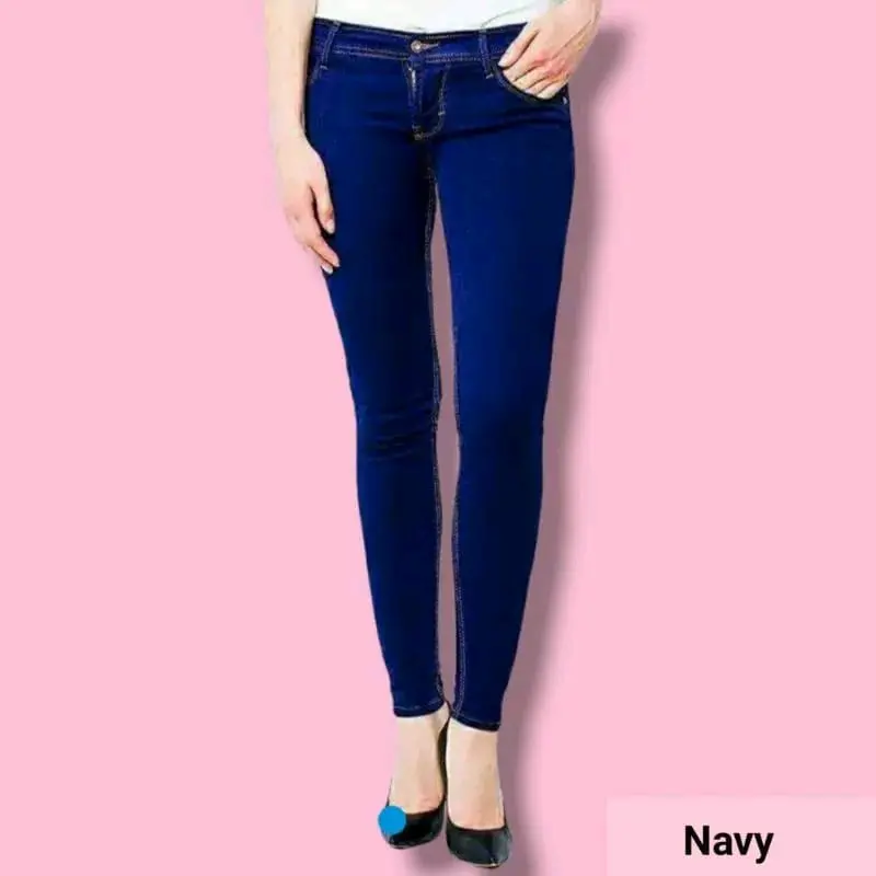 celana panjang pensil street wanita jeans terbaru