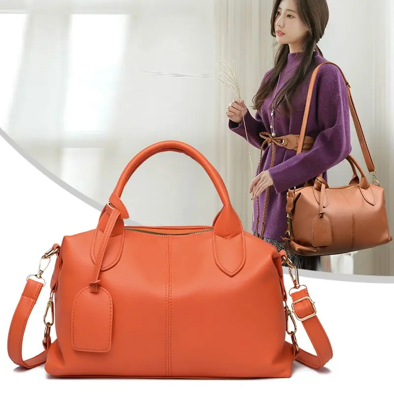 Outdoor 2025 New Large Capacity Portable Women's Bag Fashion Crossbody Simple All-Match One Shoulder Big Crossbody Bag Mom Bag