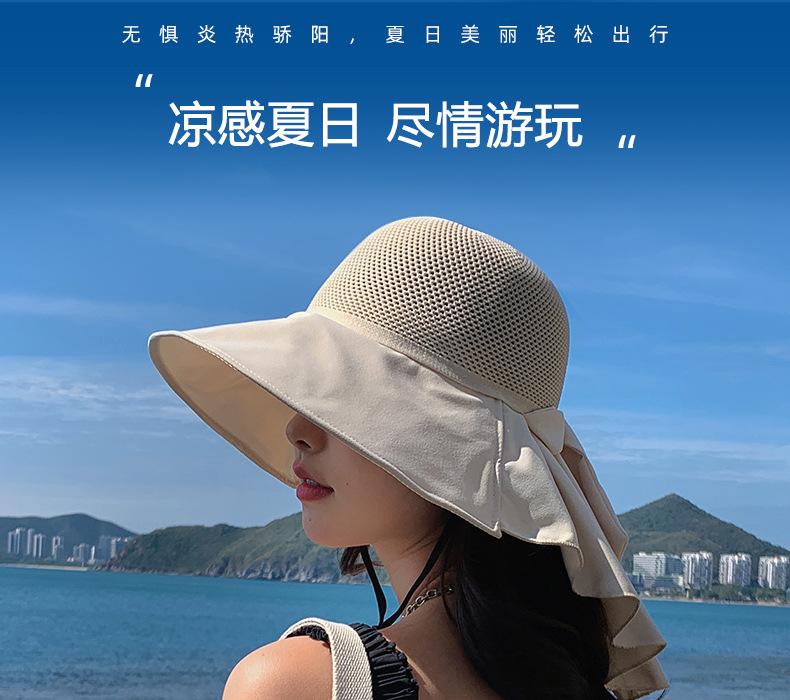 Product Introduction of Summer Wide-Brim Bucket Hat UV 50+ Sun Protection with Detachable Face Cover |   Foldable & Sweat-Proof Design for Beach Hiking Travel Accessories 0