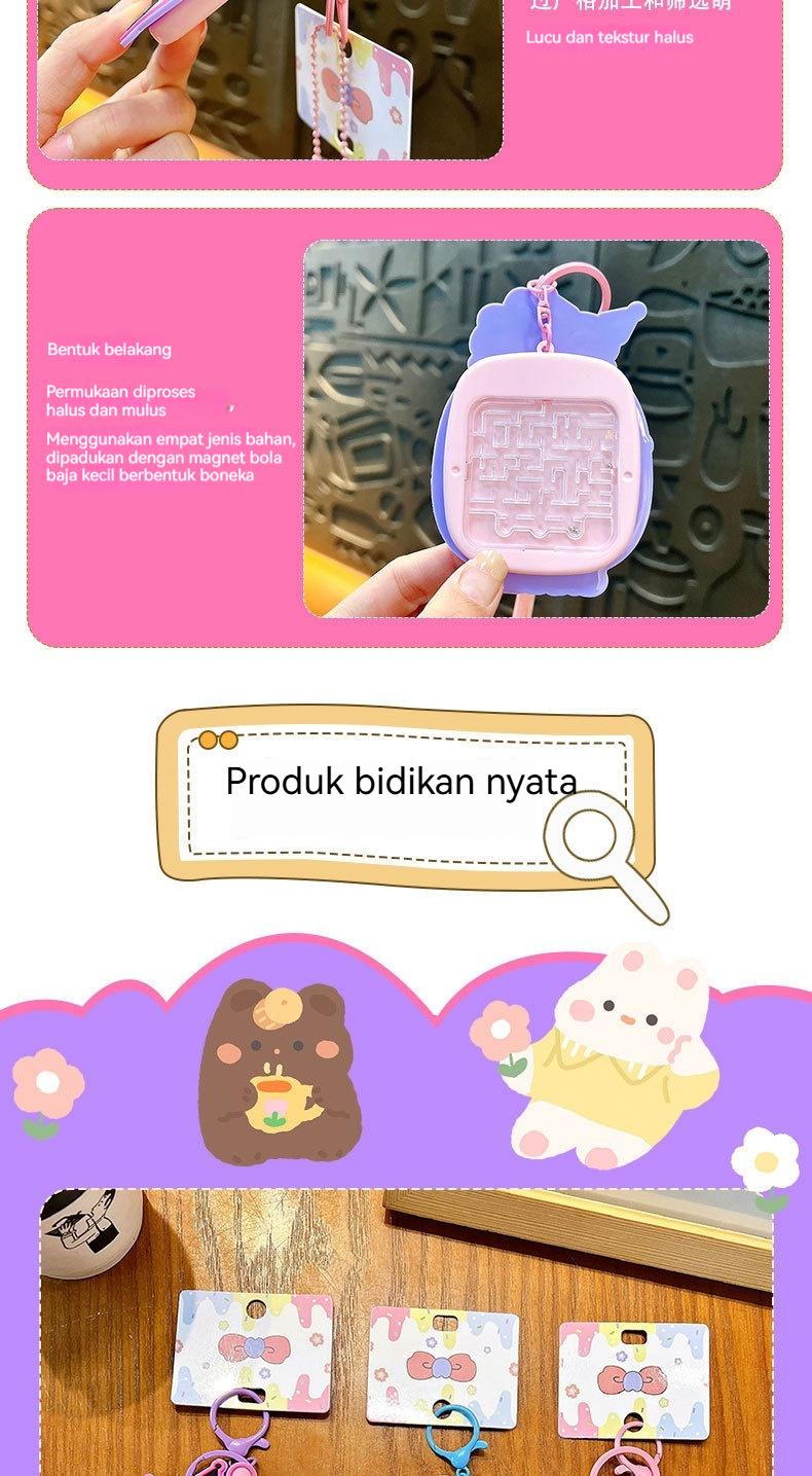 Mainan edukatif anak / papan gambar bola baja magnetik / gantungan kunci kartun / alat penghilang stres Mainan edukatif anak / papan gambar bola baja magnetik / gantungan kunci kartun / alat penghilang stres