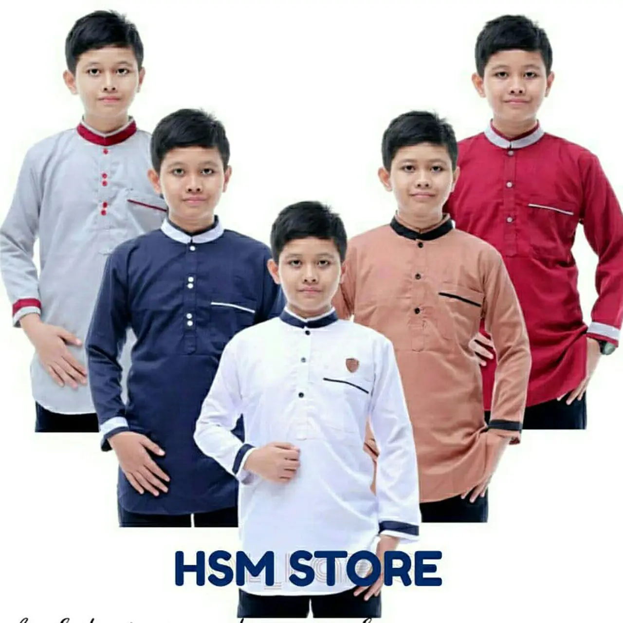 KOKO KURTA ANAK REMAJA TANGGUNG SMP  Baju  Muslim  Panjang Toyobo Katun