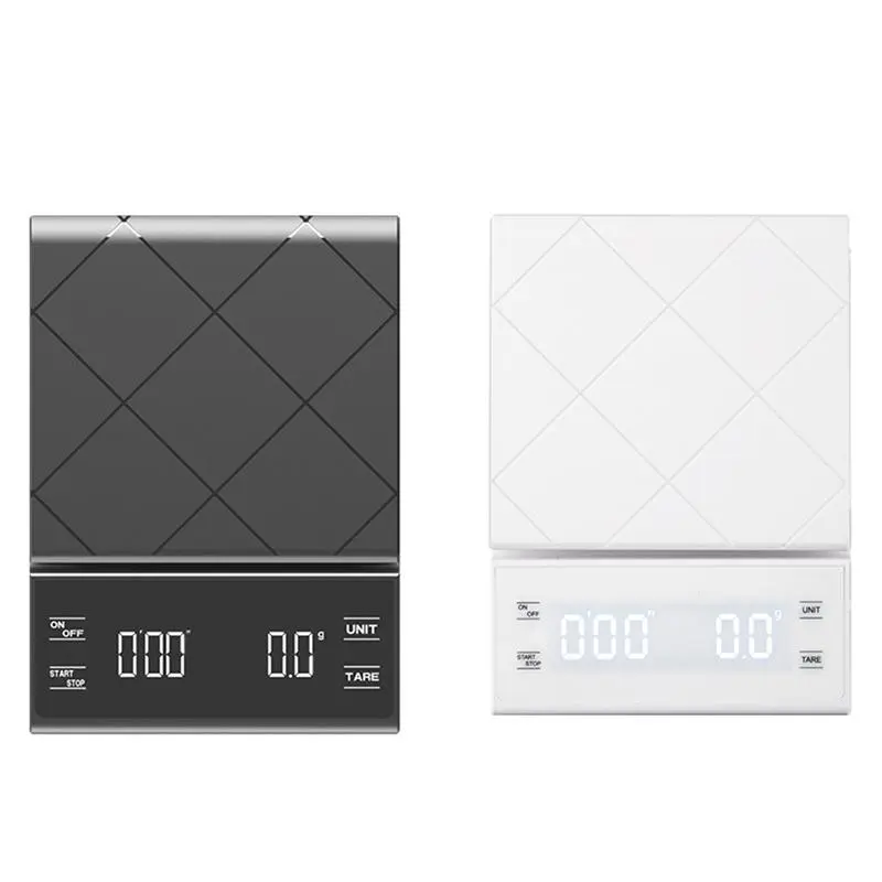 Smart Electronic Scale with Timer, 1 Count 3kg/6.6lb Battery Powered Kitchen Scale Excluded Battery, Kitchen Measuring Utensils for Coffee Food Baking 8