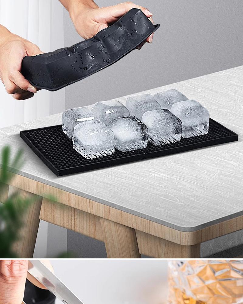 Product Introduction of Hot Selling 6-Link Large Silicone Ice Cube Tray Mold Easy Release Quick Freeze Ice Ball Mold Ice Making Mold 10