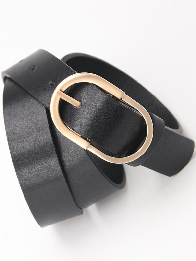 Product Introduction of Women's Minimalist Temperament Solid Color Belt, Fashionable Belt for Daily Clothing Decor, Trendy All-match & Exquisite Belt for Birthday Gift 2