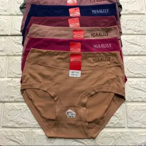 ISI 4 Pcs. Pakaian dalam wanita Mislily Lembut Katun Dewasa