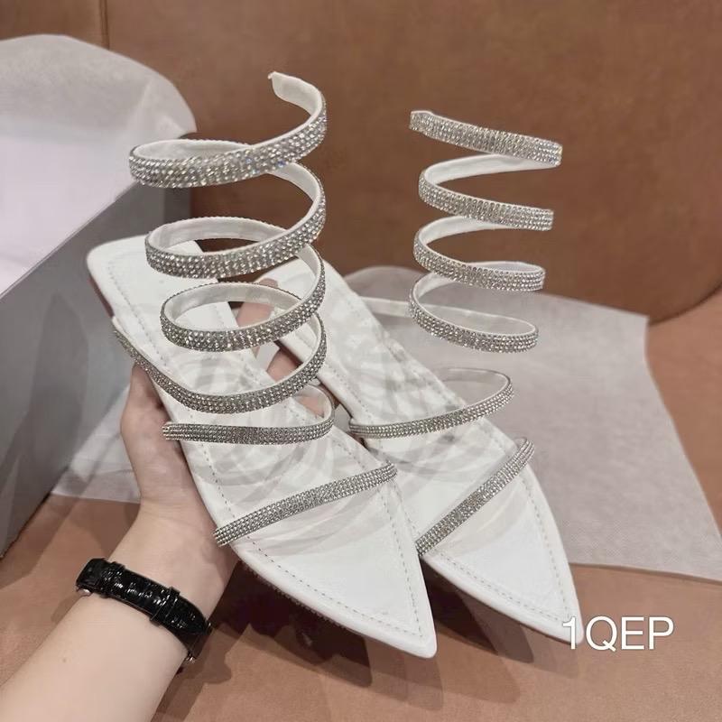 ￼Sandal Bệt Cuốn Đá Lò Xo Cực Sang Đẹp Shoes DéP GiàY Nữ 1