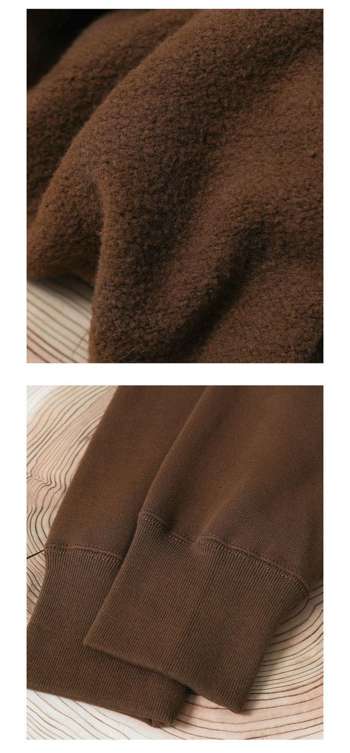 Product Introduction of 350G Spring and Autumn Thin Chocolate Sweater Women's Brown Hooded Coat Caramel Loose Hoodie Autumn and Winter Womenswear Tops Lingerie Comfort Sweatshirts Pullover Longsleeve Casual 11