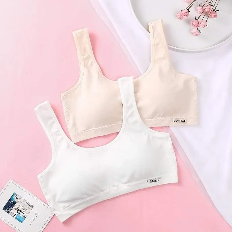 AP124 เสื้อในเด็กแบบสวมฟองน้ำเย็บติดไชส์ใหญ่ 28-38 นิ้ว ล้างสต๊อค