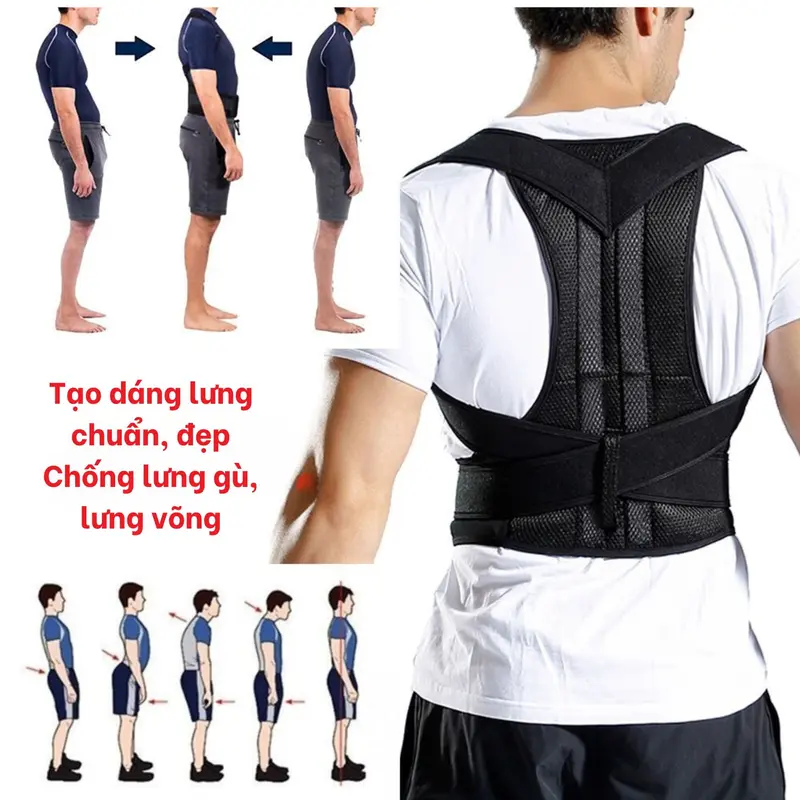 Áo Chống Gù Lưng Hàng Chuẩn Giúp Cải Thiện Vóc Dáng 1