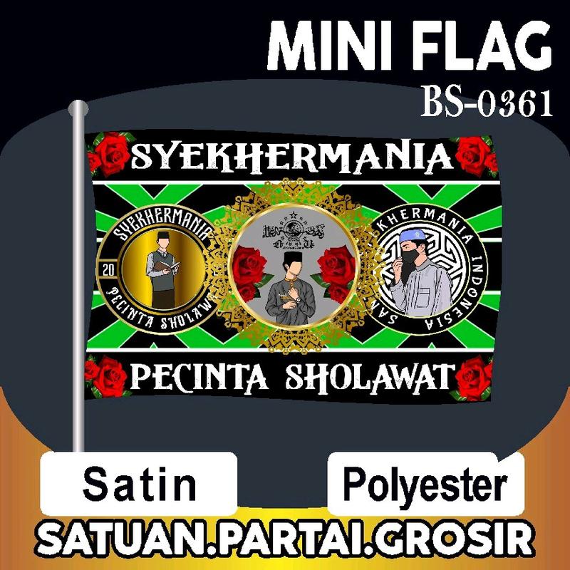 Bendera Syekhermania V80/Bendera Majelisan/Bendera Desain Terbaru/Bendera Custom 3