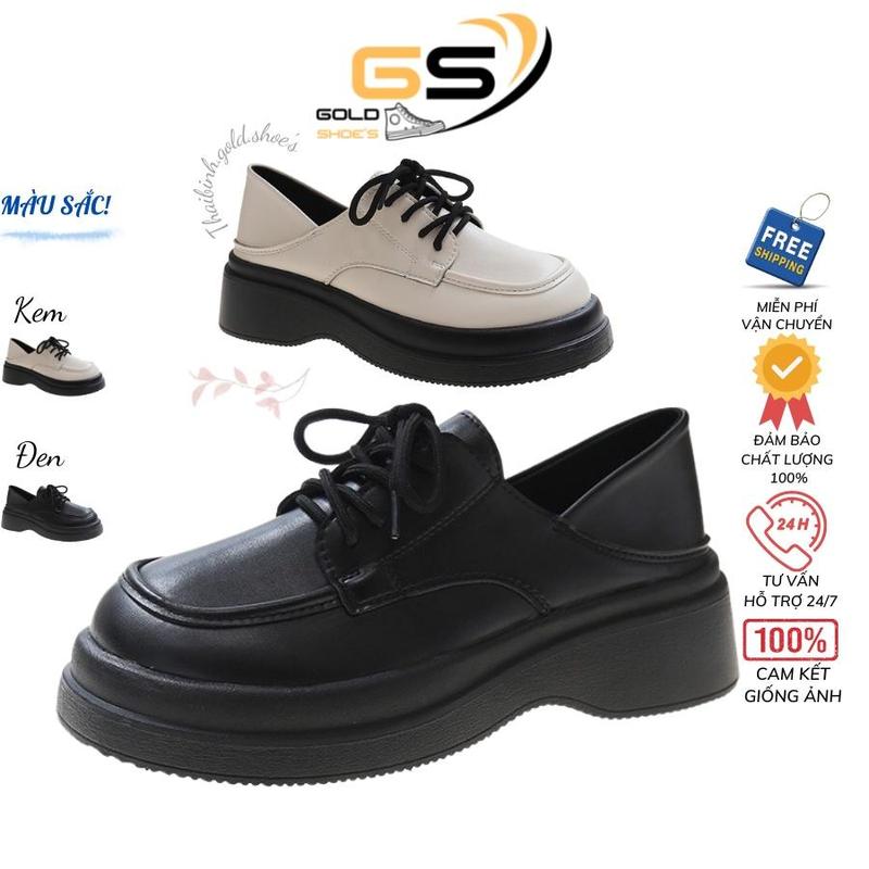Giày OXFORD Da Mờ Mẫu Giày Nữ Sinh Đế Bánh Mì Dễ Phối Đồ