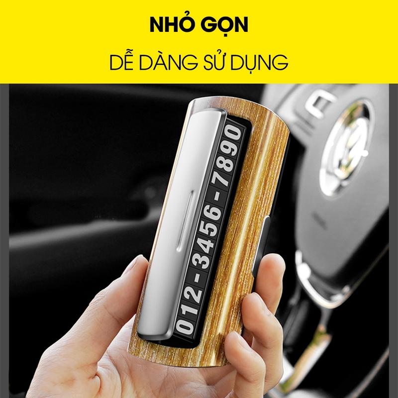 Thẻ đỗ xe, bảng báo số điện thoại ô tô - YQ70 3