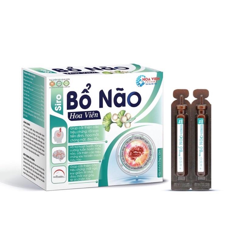 Bổ não Hoa viên dạng ống siro - Hoạt huyết, Giảm đau đầu, chóng mặt. 0