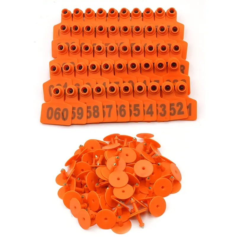 Đánh dấu tai cho lợn, 20 cái, Thẻ tai cho dê, Thẻ tai cho gia súc, Nhãn hiệu ID, cho lợn, cừu và dê, 5x4cm 7