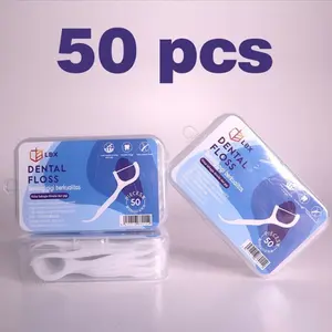 Dental Floss Benang Busur tusuk gigi pembersih sela gigi LBX isi 50