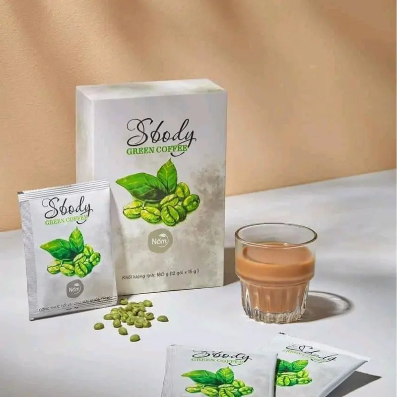 Cà phê nấm sbody hộp 12 gói  Cafe 0