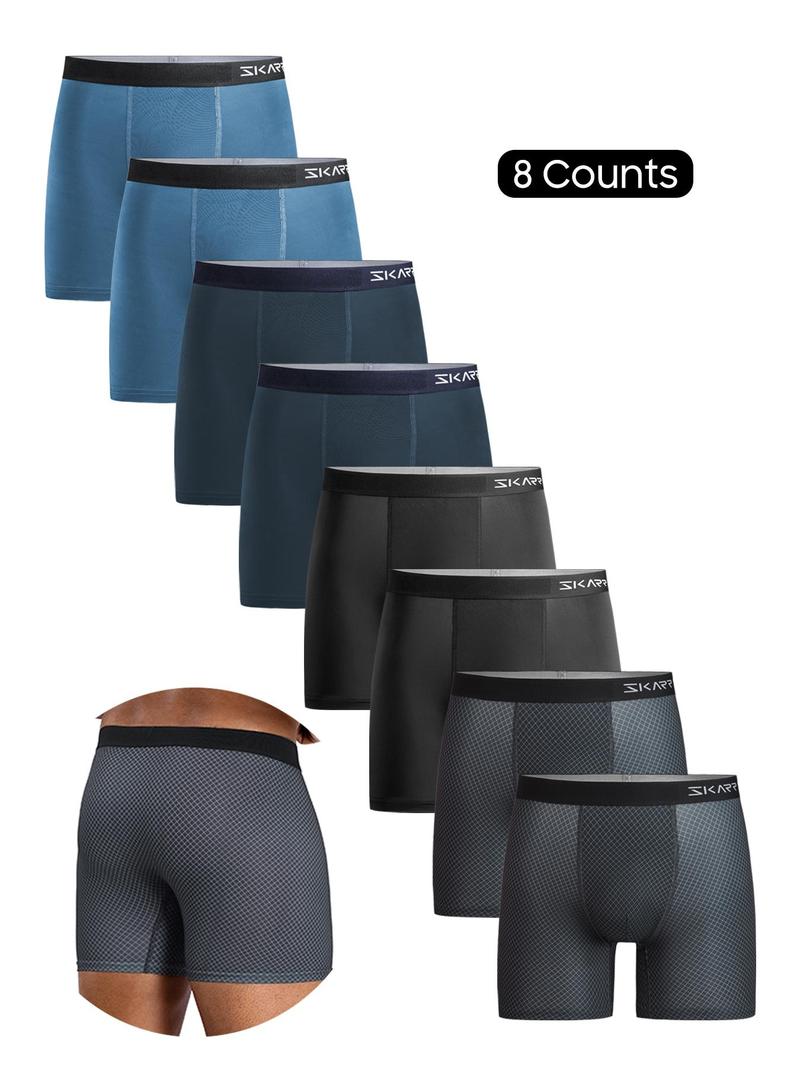 Product Introduction of Men's Contrast Tape Boxer Brief, Casual Comfy Breathable Underwear for Daily Wear, Men's Underwear for All Seasons 1