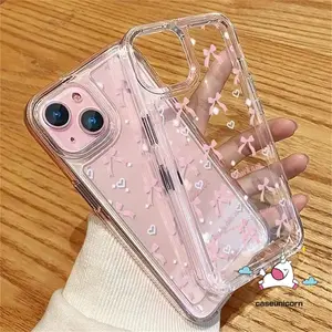 Casing Untuk Vivo Y19s Y27 Y03 Y17S V50 V40 Lite Y03T Pro Y11 Y17 Y18s Y35 Y28 Y21 Y15s Y18E Y12S Y15 Y18 Y16 Y27s Y22 Y29 Y29S Y28s Y36 Y100 Y12i Y02 V27 Y91 Y21S Y20S Y21A Y91C Y33s V30E V30 V29 Y21T Y12A V25 Cinta busur merah muda tingkat lanjut Case