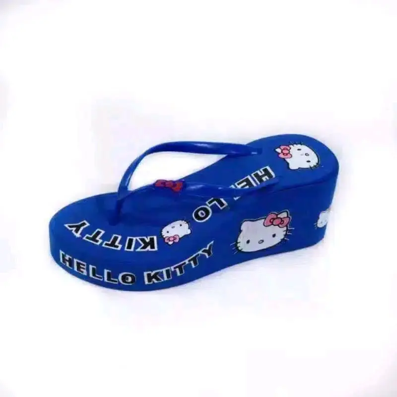 sandal wedges hello Kitty tinggi Kasual Wanita 2