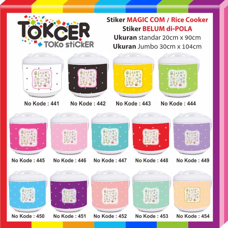 STIKER Magicom / Stiker RiceCooker Cooking MASTER STIKER - Shop | Tokopedia