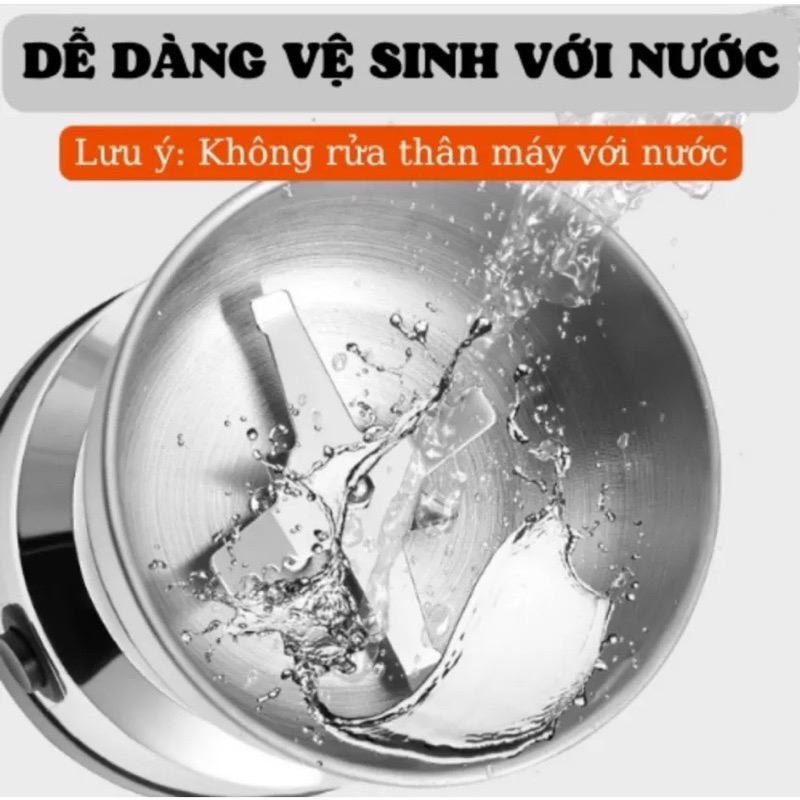 Product Introduction of Máy xay hạt khô, xay bột, gia vị cà phê đa năng,công suất 300w 8 lưỡi dao cực bén, chất liệu cối inox 5