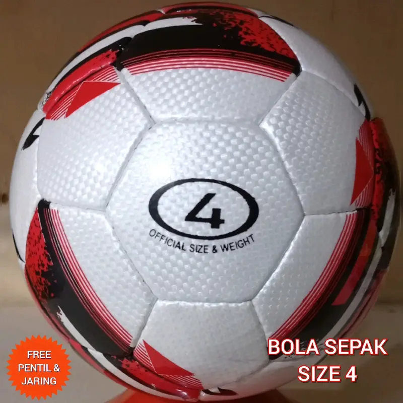 Bola Sepak Size 4 Bahan Starwing / Bola Sepak Murah / Gratis Pentil dan Jaring 1