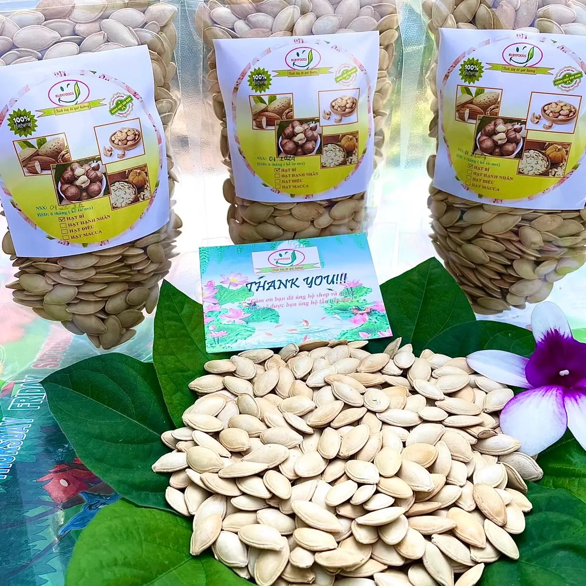 0,5 kg Hạt bí rang củi Ăn Vặt