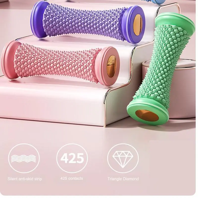 Foot Massage Roller, 1 Count Multifunctional Portable Yoga Fascia Ball for Plantar Fasciitis, Deep Reflexology Tissue Muscle Massage for Foot Heel Pain 5