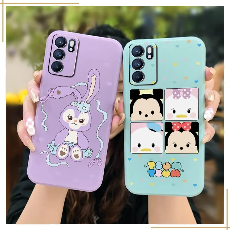 Liner Cover Per Oppo Reno 6 5G: Custodia Paraurti Con Kickstand Nascosto, Rosa, Anti-caduta
