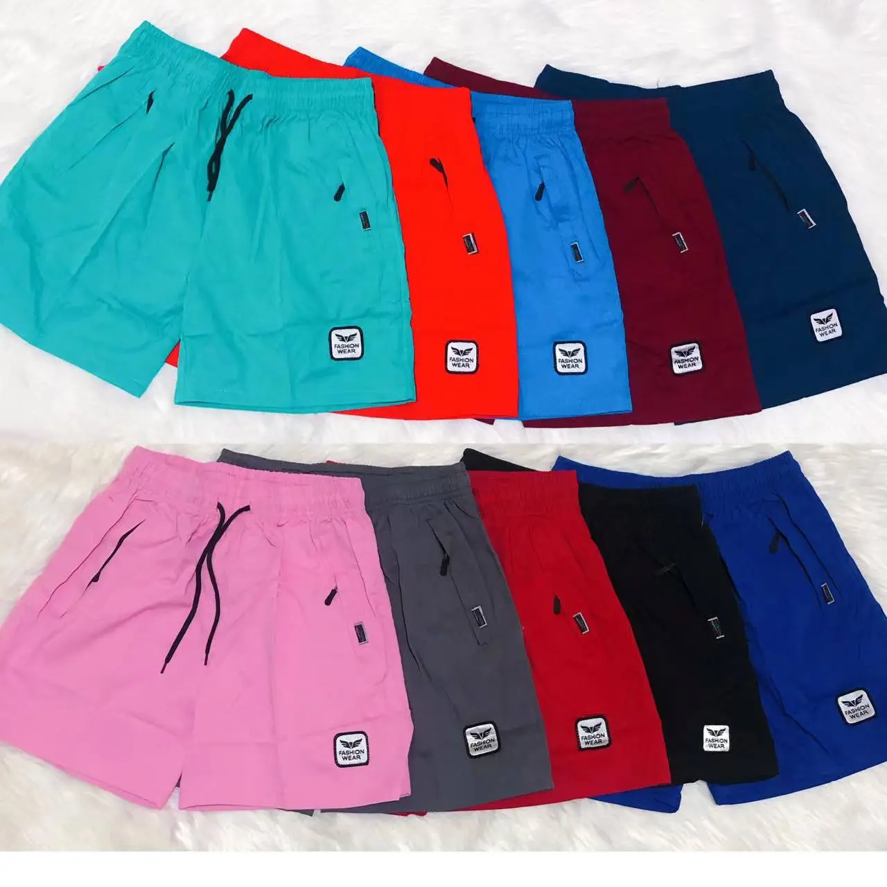 Fashion Shorts Plain With Zipper for Unisex/GOOD QULITY!!!