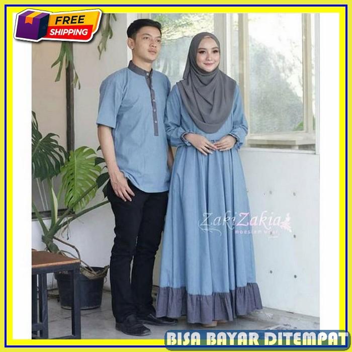 Gamis Couple Keluarga Lebaran 2022 Simple Baju Elegan Tebal Elegant Kapel Aesthetic Doi Rekomendasi Pasangan Kekinian Suami Istri Model Terbaru Viral Sarimbit Gamis Couple Keluarga L 1