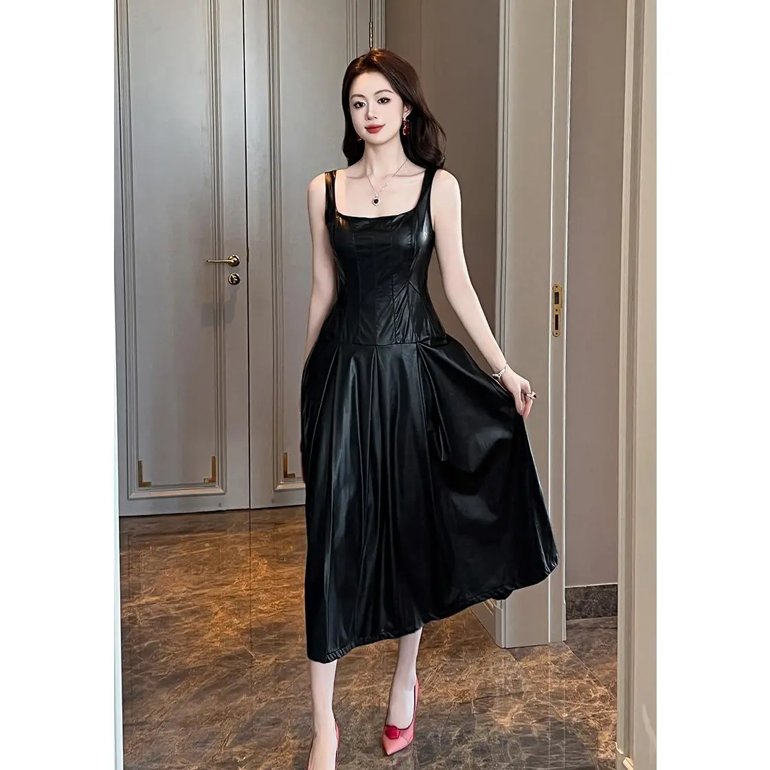 ZYHT women's dress black dress single wire dress polyester dress work  dresses luxury dresses wedding dresses attendance dresses party dresses  evening dresses 9798 - TikTok Shop Philippines