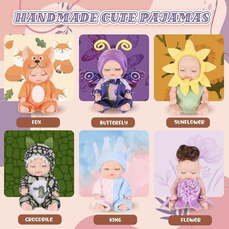 Replaceable Clothes Cute Dolls, Soft Plush Cloth Dolls, Movable Joints Sleeping Doll, Comfortable Realistic Dolls, Fun Creative Birthday Gifts 2