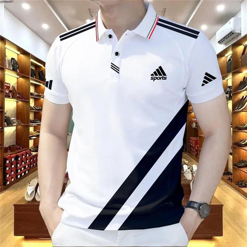 Áo Polo Nam, Dáng Ôm, Phong Cách Drift, Unisex, Thời Trang Thể Thao Hàn Quốc, Nhiều Màu Sắc, Bộ Sưu Tập Áo Cánh, Mới Nhất Năm 2025 3