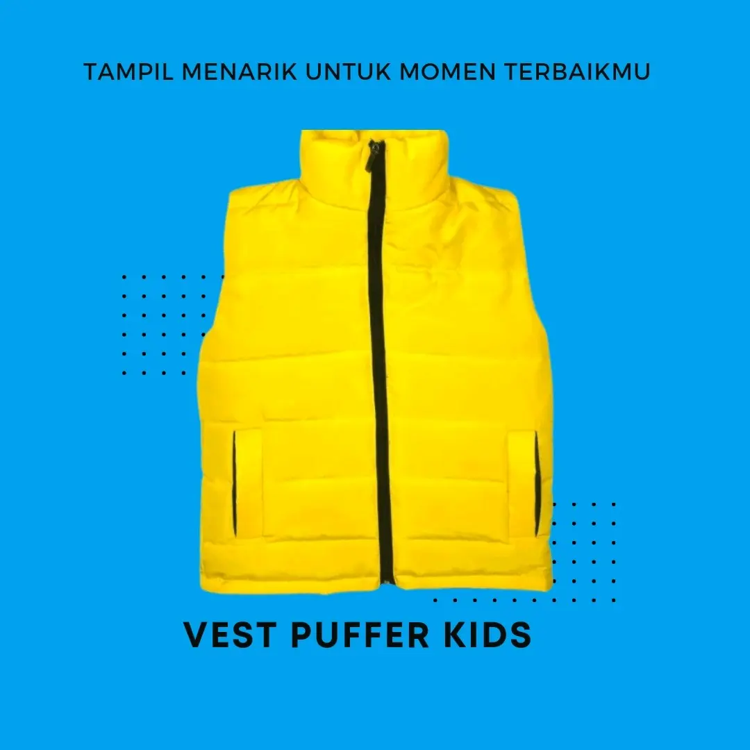 ROMPI ANAK PARASUT / ROMPI MOTOR ANAK / ROMPI GELEMBUNG / VEST PUFFER / VEST KIDS